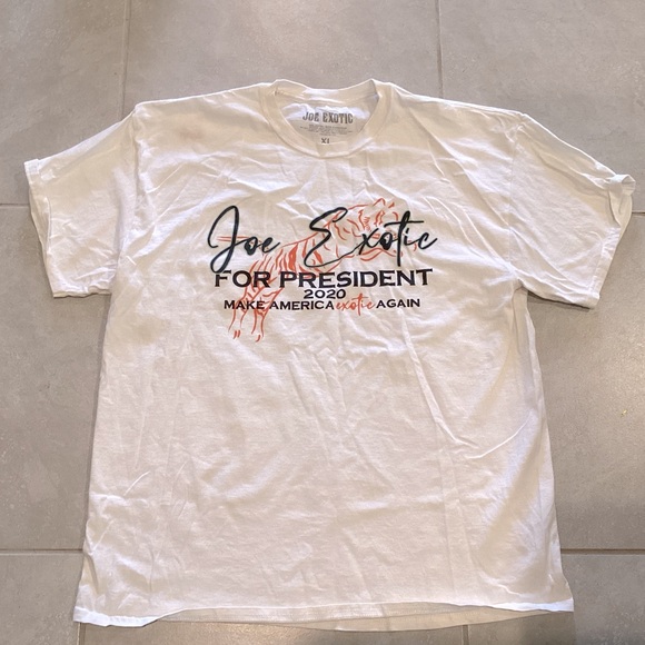 Tiger King Joe Exotic For President 2020 Graphic Tee - Picture 1 of 4
